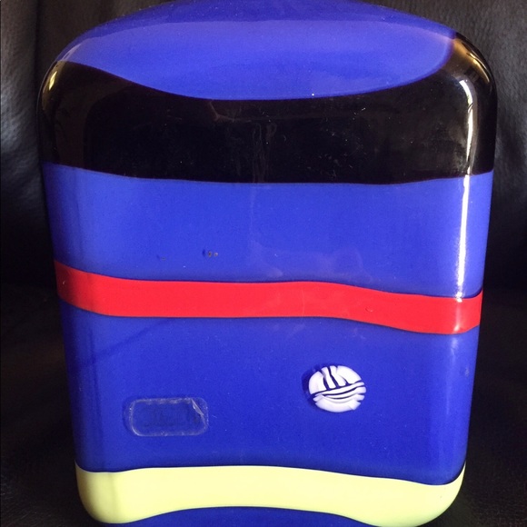 Murano Art Glass Vase By Lino Tagliapietra/Angelin - Picture 2 of 10